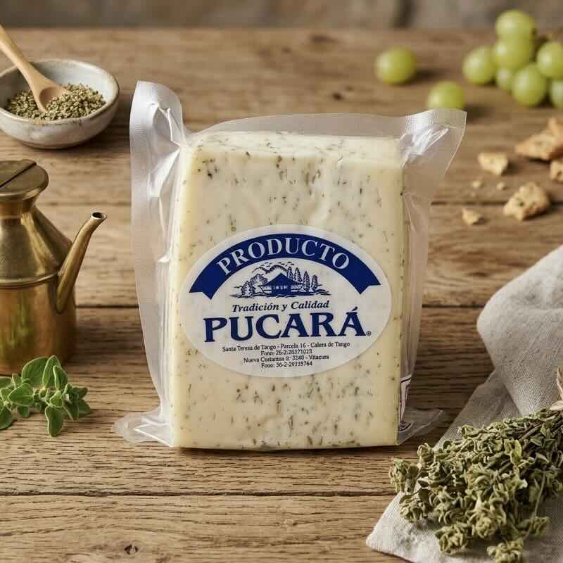Queso con orégano Queso orégano 500gr - Imagen 1